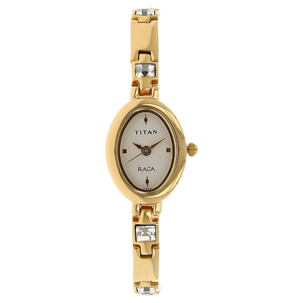 Titan 9710 shop metal oval watch