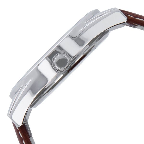 Titan Quartz Multifunction Silver Dial Leather Strap Watch for Men - image number 2