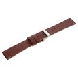 20 mm Tan Genuine Leather Strap for Men - image number 3
