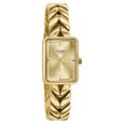 Poze By Sonata Quartz Analog Golden Dial Gold Metal Strap Watch For Women - image number 2
