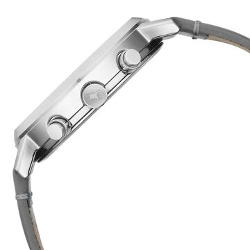 Fastrack Kronos Multifunction Grey Dial Leather Strap Watch for Guys