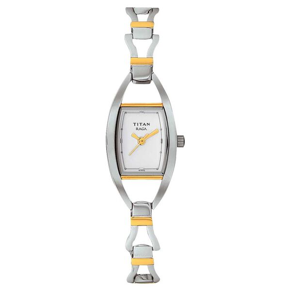 Titan Quartz Analog White Dial Watch for Women - image number 0