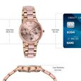 Sonata Festive Quartz Multifunction Pink Dial Two Toned Acetate And Metal Strap Watch For Women - image number 3