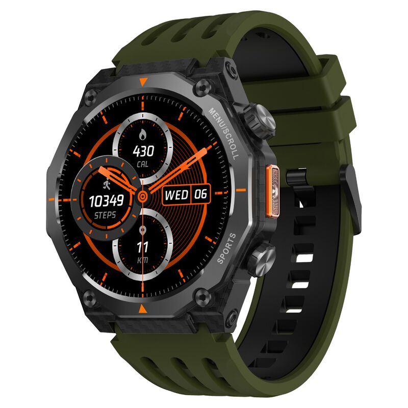 Fastrack Xtreme Adventure Smartwatch with 1.43" AMOLED Display, Dual Push Button, Dual Tone Strap, Multiple Menu Styles