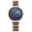 Xylys Swiss Analog Pink Steel And Ceramic Strap White Dial Watch For Women