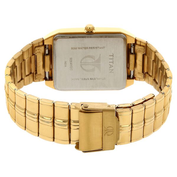 Titan Quartz Analog with Day and Date Silver Dial Stainless Steel Strap Watch for Men - image number 3