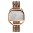 Fastrack Style Up Quartz Analog Brown Dial Brown Stainless Steel Strap Watch For Girls