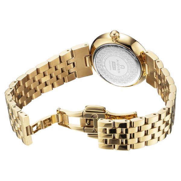 Aigner Quartz Analog Green Dial Golden Stainless Steel Strap Watch For Women - image number 2