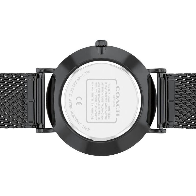 Coach Quartz Analog Black Dial Stainless Steel Strap Watch for Women - image number 2