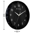 Titan Black Marble Dial Wall Clock with 3D Project Numerals & Silent Sweep - 35.5 cm x 35.5 cm x 5 cm (Medium) - image number 2