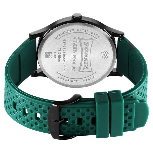 Sonata RPM Grey Dial Plastic Strap Watch for Men - image number 3