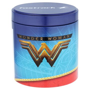 Fastrack Wonder Woman Quartz Analog Black Dial Metal Strap Watch for Girls
