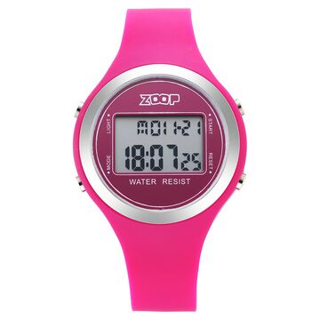 Zoop Digital Watch with Digital Dial & Pink Strap for Girls Kids, from House of Titan