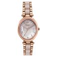Sonata Poze Quartz Analog Brown Mother Of Pearl Dial Bimetal Strap Watch For Women - image number 1