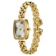 Poze Poze Quartz Analog White Dial Golden Metal Strap Watch For Women - image number 4