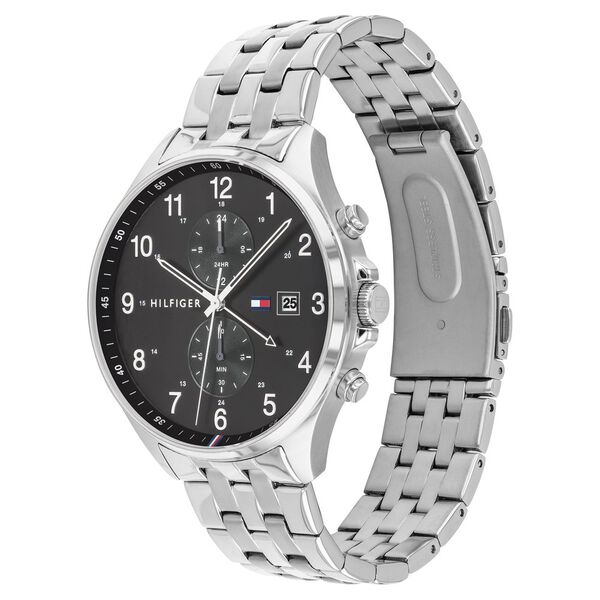Tommy Hilfiger Quartz Multifunction Grey Dial Stainless Steel Strap Watch for Men - image number 1