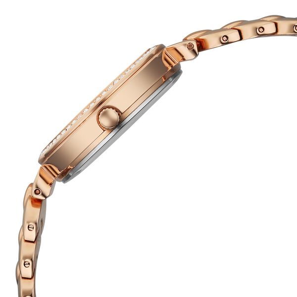 Titan Raga Showstopper Quartz Analog Rose Gold Dial Rose Gold Metal Strap Watch For Women - image number 3