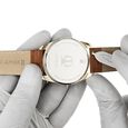 22 mm Tan Genuine Leather Strap for Men - image number 6