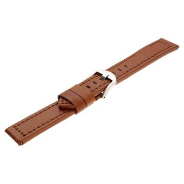 20 mm Tan Genuine Leather Straps for Men