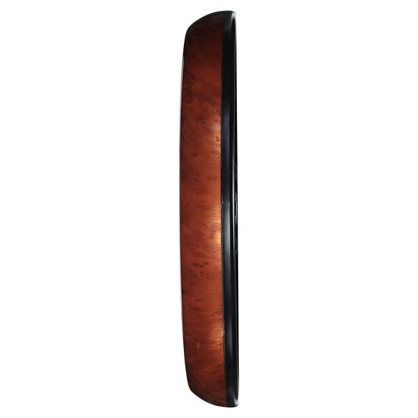 Titan Decorative Dark Brown Wood Finish Clock with Ship Design on Dial and Silent Sweep - 39.8 cm x 39.8 cm (Large) - image number 5