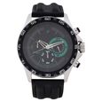 Fastrack Quartz Chronograph Grey Dial Leather Strap Watch for Guys - image number 0