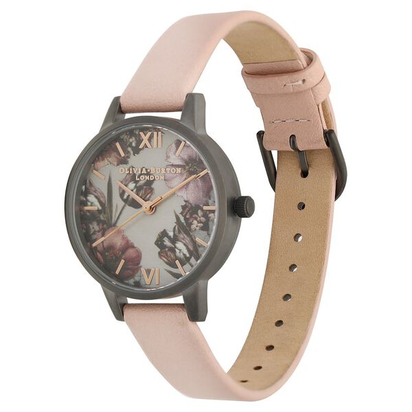 Olivia Burton Quartz Analog Mother of Pearl Dial Leather Strap Watch for Women - image number 2
