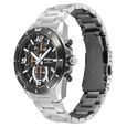 Octane Velocity Sporty Black Dial Round Stainless Steel Watch For Men - image number 4