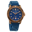 Xylys Mariana Swiss Analog with Date Blue Dial Geniune Leather Strap Watch For Men - image number 1