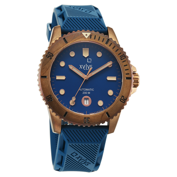 Xylys Mariana Swiss Analog with Date Blue Dial Geniune Leather Strap Watch For Men