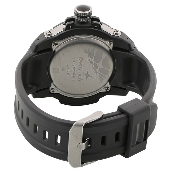 Fastrack Quartz Analog Grey Dial Plastic Strap Watch for Guys - image number 3
