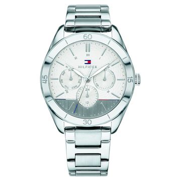 Tommy Hilfiger Quartz Multifunction Silver Dial Stainless Steel Strap Watch for Women