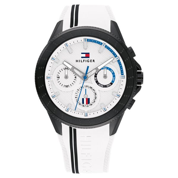 Tommy Hilfiger White Dial Quartz Multifunction Watch for Men - image number 0
