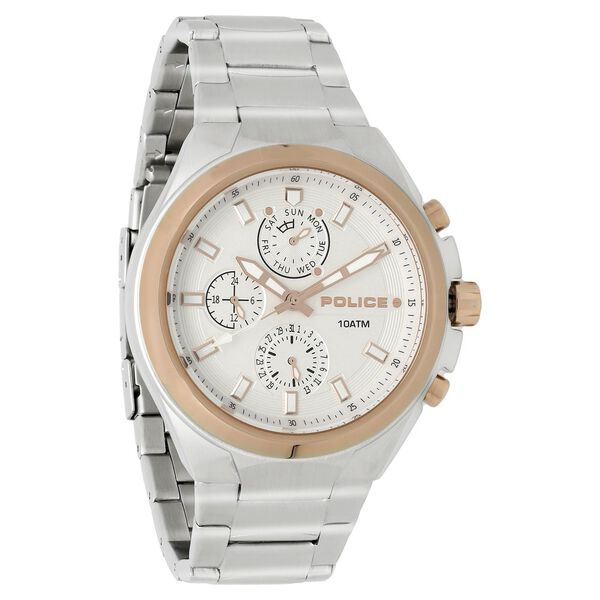 Police Quartz Multifunction Silver Dial Watch for Men - image number 1
