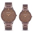 Kenneth Cole Quartz Analog Brown Dial Stainless Steel Strap Watch for Couple - image number 0