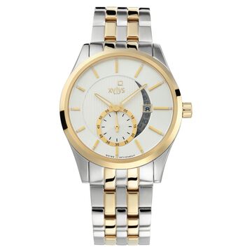 Xylys Quartz Analog with Date Silver Dial Stainless Steel Strap Watch for Men