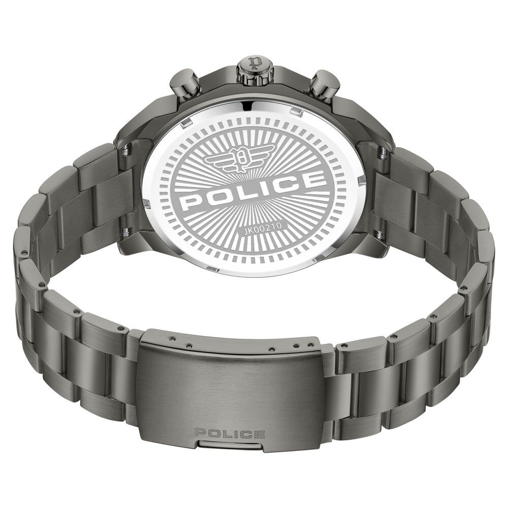 Buy Online Police Quartz Multifunction Black dial Metal Strap