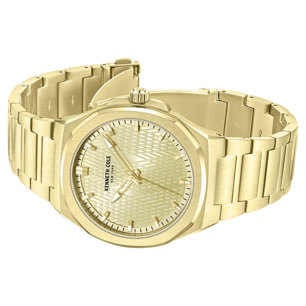 Kenneth cole watch men's gold deals