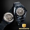 Titan Nexus Skeletal Automatic Analog with Brown Dial Brown Stainless Steel Strap Watch for Men