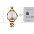 Titan Neo Quartz Analog Grey Dial Rose Gold Metal Strap Watch For Women - image number 3