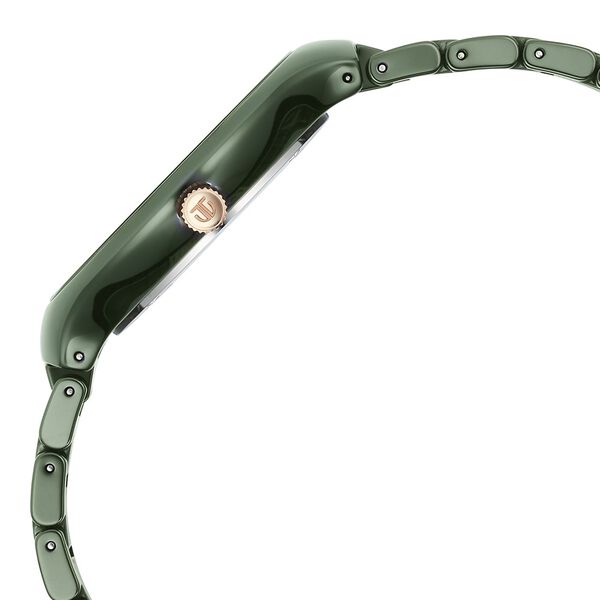 Titan Regalia Ceramics Quartz Analog Green Dial Green Color Ceramic Strap Watch For Men - image number 3