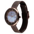 Sonata Modern Edit Quartz Analog Brown Dial Stainless Steel Strap Watch For Women - image number 1