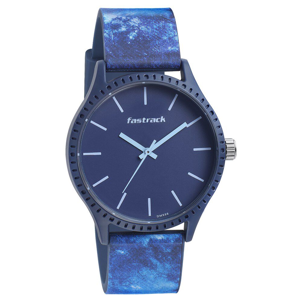 Fastrack blue strap watch top