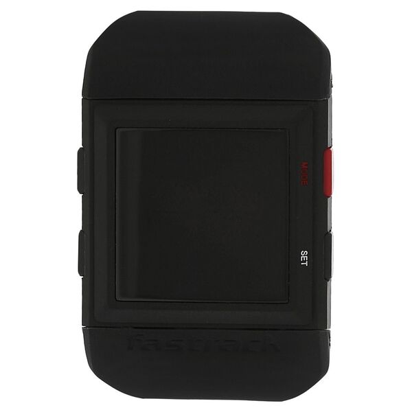 Fastrack Digital Black Dial Silicone Strap Watch for Guys - image number 0