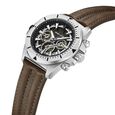 Police Multifunction Green Dial Leather Strap Watch For Men - image number 2