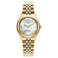 Roamer Cassandra Diamond Quartz Analog Mother of Pearl Dial Golden Stainless Steel Strap Watch For Women - image number 0