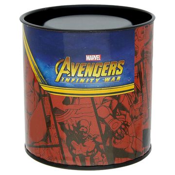 Zoop Marvel Avengers Analog Watch with Black Dial & Multicoloured Strap for Boys Kids, from House of Titan