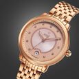 Xylys Quartz Analog Silver Dial Silver Stainless Steel Strap Watch For Women