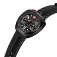 Ducati Quartz Chronograph Black Dial Black Silicone Strap Watch For Men - image number 1