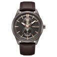 Police Quartz Analog Grey Dial Brown Leather Strap Watch For Men - image number 0