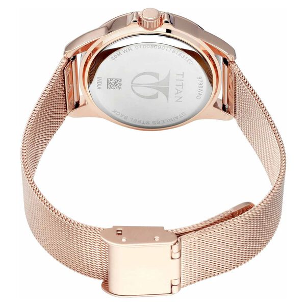 Titan Sparkle Blue Dial Analog Watch for Women - image number 3
